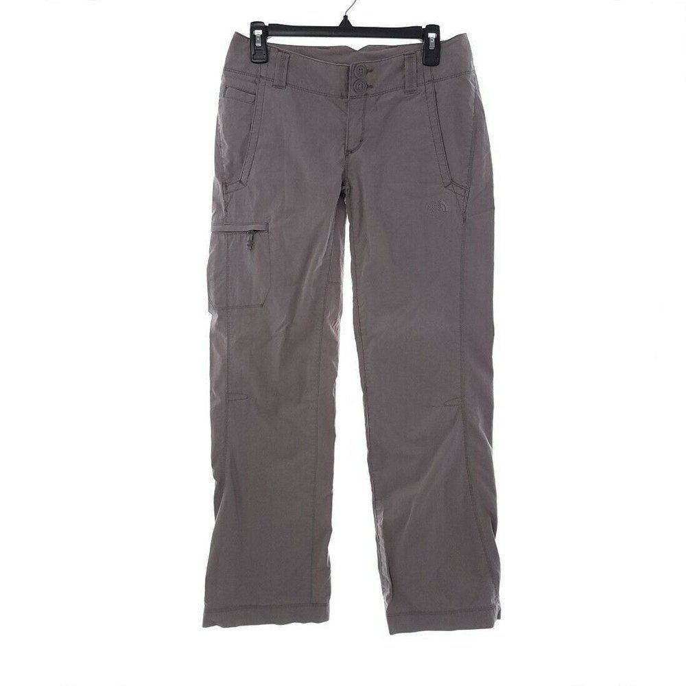 The North Face Synkro Hayes Cargo Outdoor Pants Womens Sz 2 Solid Gray